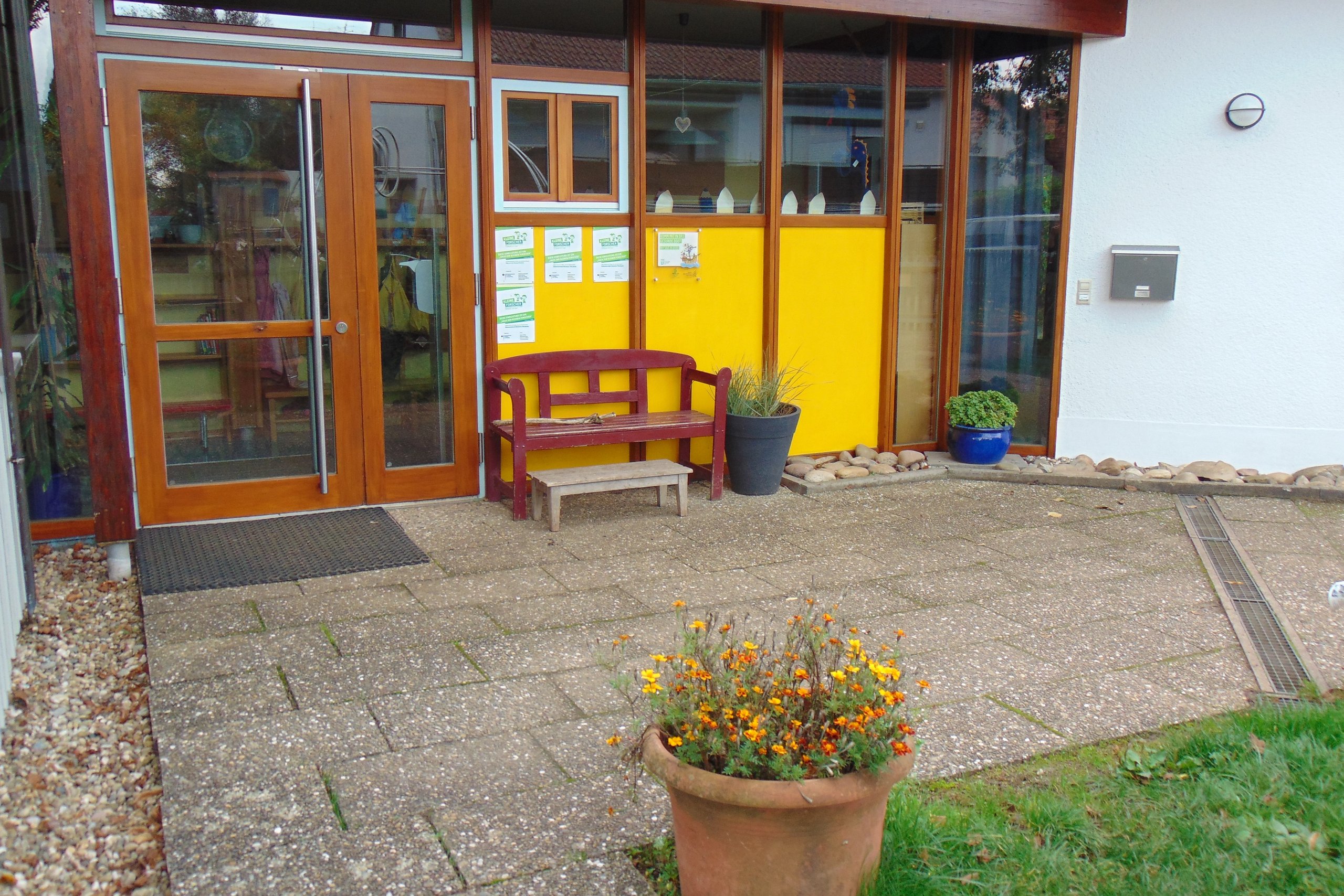 Eingangsbereich des Kindergarten Diefenbach