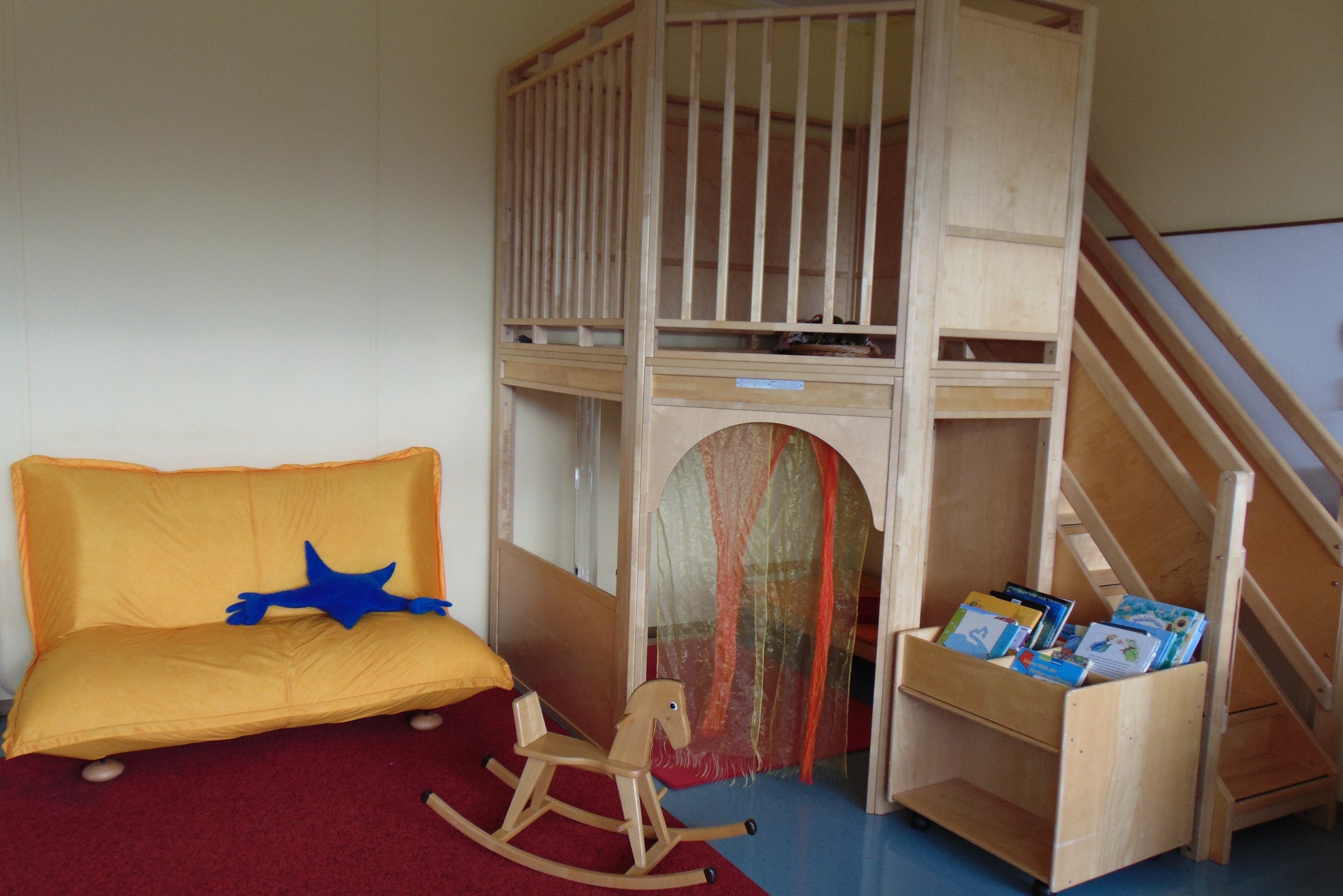 Die Leseecke des Kindergarten Diefenbach